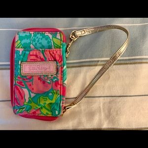 Lilly pulitzer wristlet.